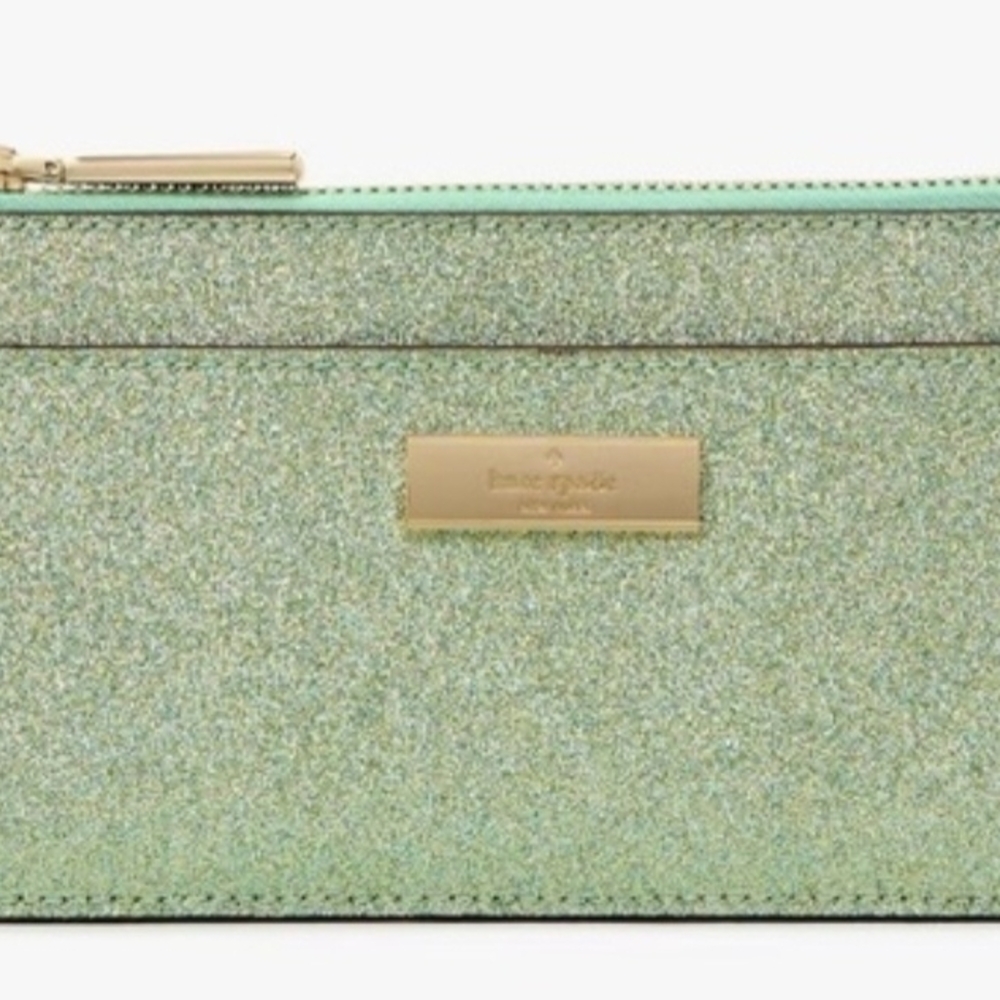 Kate Spade Sparkling Mint Wristlet - Picture 4 of 5